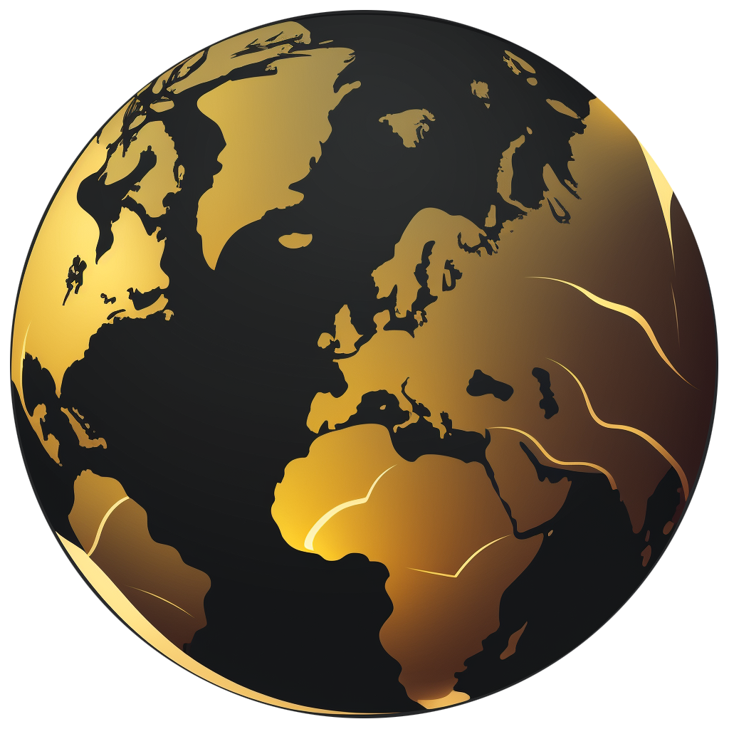black-and-golden-globe